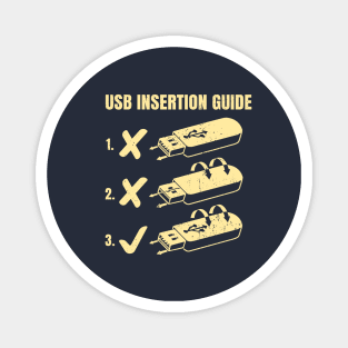 USB Insertion Guide Magnet